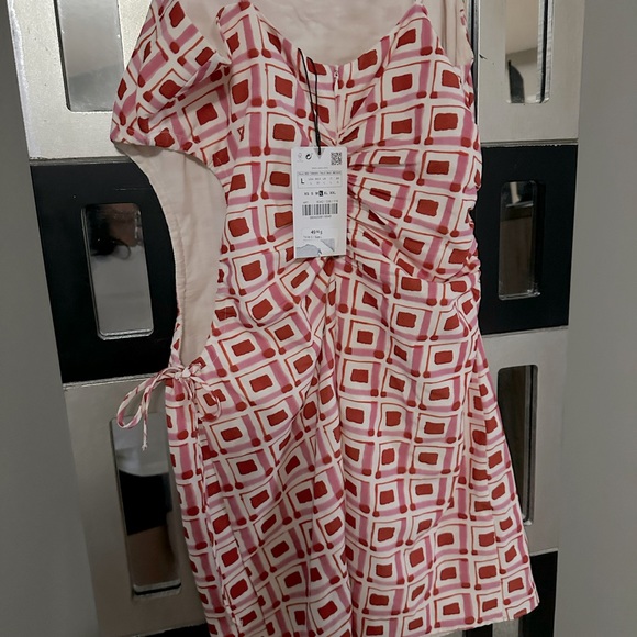 Zara one side cut out mini dress (NWT) - Picture 3 of 7